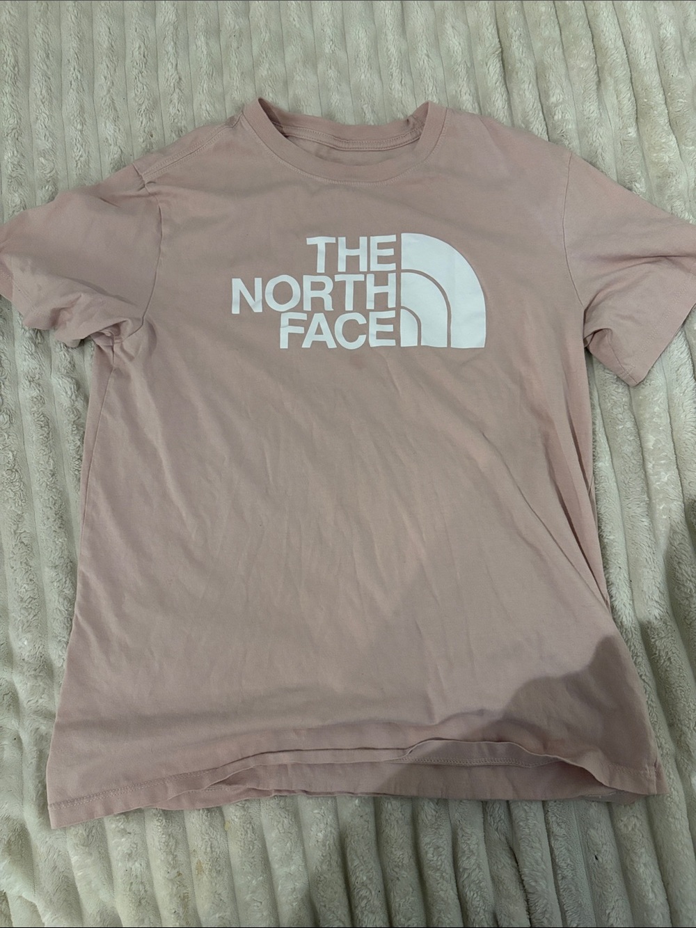 The North Face Men’s Short Sleeve Logo T-Shirt — Light Pink